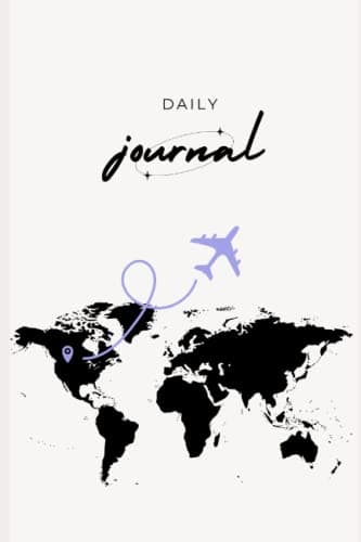 Daily Journal - Travel Theme: Travel Notebook - Travel Journal - Daily Journal