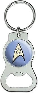 Star Trek Science Shield Keychain with Bottle Cap Opener image