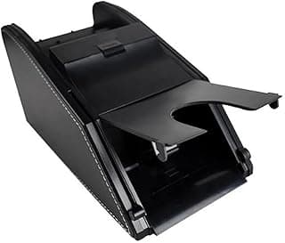 Automatic Card Shuffler Machine, 2in1 Poker Shuffler Machine Auto Electronic Casino Card Shuffler Dealing Dispenser Shuffle Machine for Paper Cards and Plastic Cards image