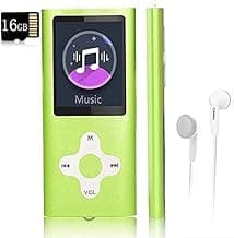 Mp3 Player,Music Player with a 16 GB Memory Card Portable Digital Music Player/Video/Voice Record/FM Radio/E-Book Reader/Photo Viewer/1.8 LCD image