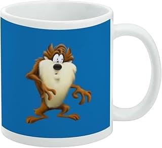 Looney Tunes Taz Wild Man Ceramic Coffee Mug, Novelty Gift Mugs for Coffee, Tea and Hot Drinks, 11oz, White