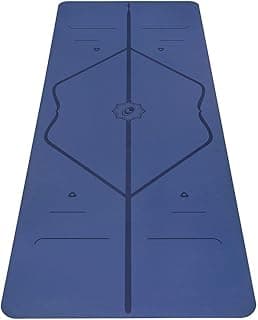 Original Yoga Mat – Free Yoga Bag Included - Patented Alignment System, Warrior-like Grip, Non-slip, Eco-friendly, sweat-resistant, long, wide, 4.2mm thick mat for comfort image