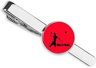 American Sports Volleyball Necktie Tie Clip Bar Gift Business Man image