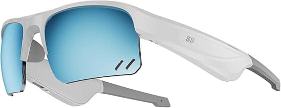 Liszt Sports Audio Sunglasses Bluetooth Smart Glasses Headphone with Polarized UV400 Protection Photochromic Lenses for Men Women Outdoor,Coated,White image