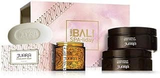 JUARA - Bali Spa-liday Gift Set with Self- Care Calendar | Candlenut Bundle | Includes Bar Soap, Body Polish, Body Creme, Hope Candle, and 30-Day Calendar | Cruelty, Paraben and Sulfate Free | 5pc image