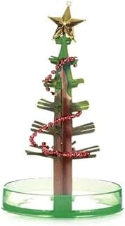 Christmas Trees Growing Crystal Christmas Tree Presents Novelty Kit for Kids Funny Educational and Party Toys DIY Xmas Ornaments (Color : B) image