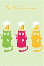 The Beer Connoisseur: Beer making logbook/Review Logbook/Rate and Record Your Favorite Brew Log Book / Home brew Beer Recipe Journal/Brewing Journal And Logbook /6 x 9 inch (15.24 x 22.86 cm)100 Page image