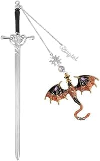 Custom Dragon Bookmark Fourth Wing Fantasy Personalized Name Sword Bookmark Cool Book Marks for Reading Funny Gifts for Men Women