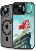 Skinit Kickstand Phone Case Compatible with iPhone 15 - Officially Licensed Disney The Little Mermaid Ariel Part of Your World Design