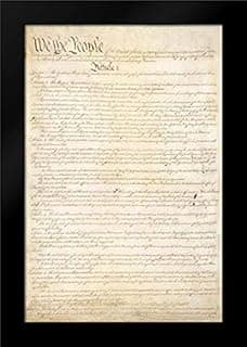 Constitution of the United States, 1787 17x24 Framed Art Print by Convention, Constitutional image