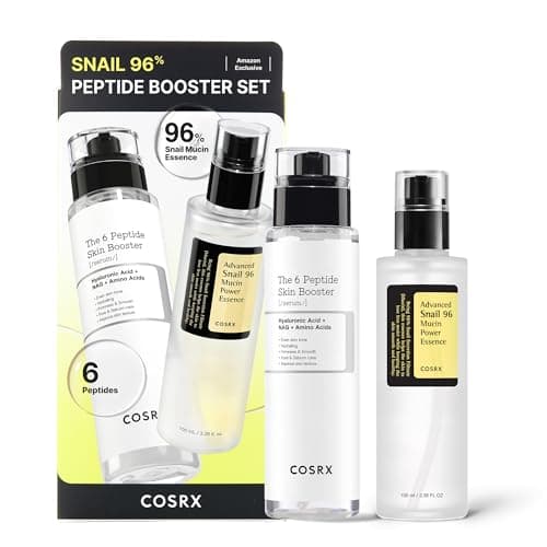 COSRX Snail Mucin 96% Peptide Booster Set - Amazon Exclusive - Korean Skin Care, Gift Sets, Skin Care Sets for Women, Advanced Snail Mucin Serum, Face Serum image