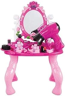 Princess Themed Vanity Girls Set Play House with Fashion and Makeup Accessories image