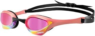 arena Unisex Cobra Ultra Swipe Racing Swim Goggles for Men & Women Anti-Fog Technology Dual Strap, Mirror/Non-Mirror Lens