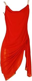 Women Latin Dance Dress Salsa Tango Dancing Practice Dresses Backless image
