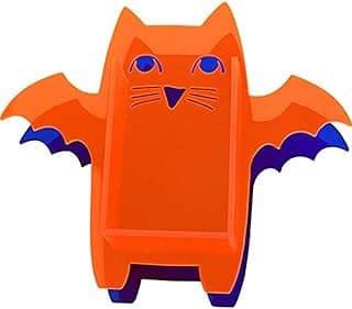 Two-Tone Cat Makeup Brush Holder Pencil Holder Pen Organizer Pen Stand Container Home Office Decor Luxury Gift for Cat Lovers, Style A image