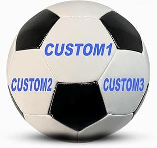 Personalized Custom Soccer Ball with Name,Text,Birthday Soccer Gifts for Coaches, Sons, Boyfriends, Daughters and Soccer Fans!,Size 3/4/5