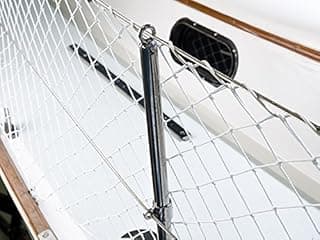 Boat or Railing Safety Netting for Lifeline, Bannister, Bunk Beds, Etc. | Keep Kids and Pets Safe (50')