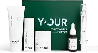 Anti-Aging Skincare System, Gift Set with Smoothing Cleanser, Antioxidant Day Cream, Perfecting Serum, Recovery Night Cream, Advanced Retinol Eye Cream image