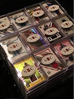 NFL Football Trading Cards Lot Of 10 With Each Card A Game Used Relic Cards Or Autograph In Every Box image
