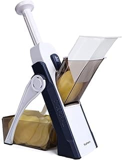 Supmakin Safe Mandoline Slicer for Kitchen, 5 in 1 Vegetable Chopper Food Potato Cutter, Strips Julienne Dicer Adjustable Thickness Veggie Chopper, New Chopping Artifact 2024 image