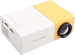Mini Projector, Portable Projector for Cartoon, 1080P Video Projector for Home Theater, Smart LED Small Home Projector, Movie Projector Compatible with Laptop HDMI USB VGA AV and Remote image
