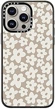 CASETiFY Compact Case for iPhone 15 Pro Max [2X Military Grade Drop Tested / 4ft Drop Protection] - Natural Flower - Clear Black image