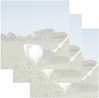 Golf Sticky Notes - Set of 3 - Sports Theme Design - Stationery Gift - Paper Memo Pad - Office Business School Party Supplies image