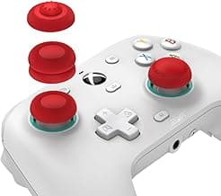 GameSir Thumb Grip Pack - Red, Compatible with Xbox One/Series, PS4/PS5, Switch Pro Controllers