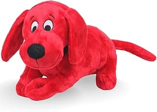 Clifford® Snuggle Buddy 14" Plush Dog Toy | Cozy Dog Stuffed Animals Play Toy for Medium to Large Dogs | Comfort, Squeakers, Crinkle, Interactive Bonding image