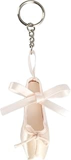 Pointe Shoes Keychain, Ballet Shoe Keychain, Keyring, Dancer Gifts, Dance Accessories image