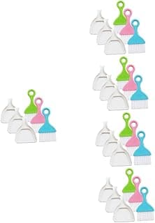 15 Sets Multi-Function Cleaning Brush Professional Dustpan Set Compact Desktop Brush Small Dustpan Office Cleaning Tools