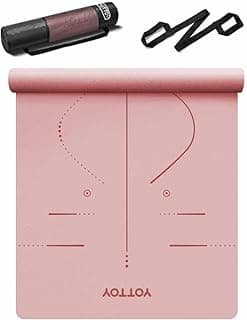 YOTTOY Yoga Mat, 72"x 32"x1/3" Extra Wide Non-Slip Exercise Fitness Yoga Mats,Eco-Friendly TPE Exercise Mats for Women Men Home Workout with Strap Bag image