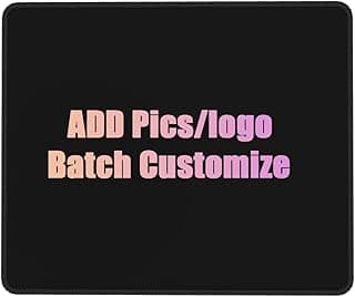 Custom Mouse Pad with Photo, Personalized Mouse Pad with Picture, Mouse Pad for Laptop, Personalized Gaming Mouse Pad, Employee Appreciation Gift, Desk Mouse Pad (8.6 * 7 in, Rectangle (Horizontal)) image