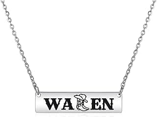 KHBKFW Country Music Wallen Necklace Western Singer Lover Cowgirl Boot Becklace for Women Gift image