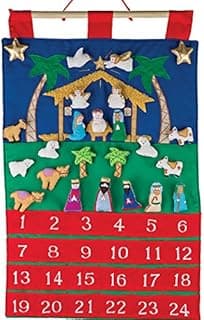 Nativity Fabric Advent Calendar (Countdown to Christmas) image