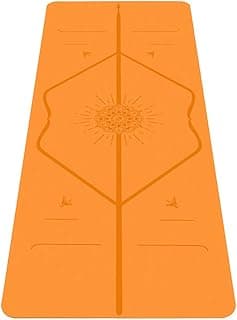 Travel Yoga mat – Patented Alignment System, Warrior-Like Grip, Non-Slip, Eco-Friendly, Ultra-Lightweight and Sweat Resistant, Made with Natural Rubber image