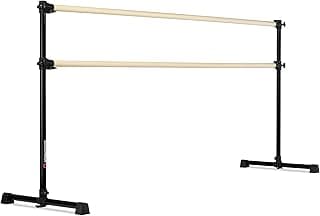 VITA Barre Portable Freestanding Double Ballet Barre, Prodigy, Wood | Adjustable Height, USA Made, Home or Gym Exercise Equipment for Kids & Adults | Dance, Fitness, Pilates image