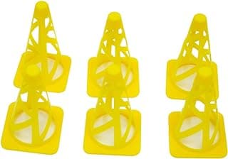 Trademark Innovations Soccer Agility Hurdle Cones for Training (Set of 6) image