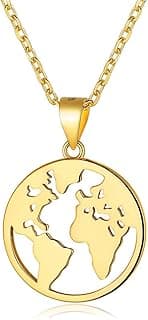 ChicSilver Coin Necklace Sterling Silver Vintage Round Circle Disc Dainty Coin Pendant Necklaces for Women (with Gift Box) image