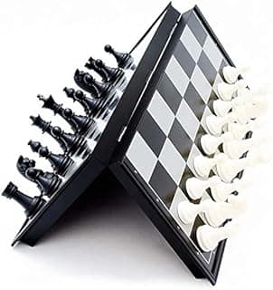 Magnetic Travel Chess Set with Folding Chess Board Educational Toys for Kids and Adults (12.6") image