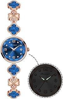 Women's Bracelet Watch Women Luxury Dress Ladies Stainless Steel Luminous Waterproof Date Wrist Watches image