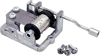 Pursuestar Fur Elise Hand Crank Yunsheng Music Box Movement, Upgraded Musical Mechanism Craft Kit for DIY Music Boxes Replacement image