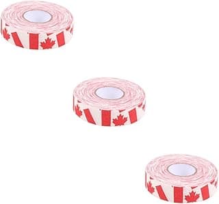 VANZACK 6 Pcs Adhesive Sport Stick Tape Spots Tape for Hockey Stick Field Hockey Tape Hockey Tape Cotton Sport Wrap Tape Hockey Grip Tape Lacrosse Tape Protective Gear Sports image