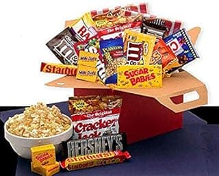Movie Time Snacks Care Package - Perfect Movie Night Gift pack full of movie snacks image