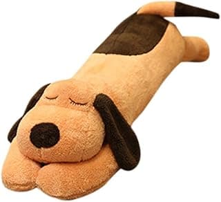 Giant Dog Puppy Stuffed Animals Plush Toy, 23.6 Inch Large Stuffed Dog Hugging Pillow Soft Sleeping Plush Body Pillow Birthday image