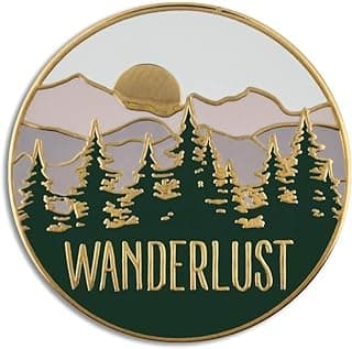 Outdoor Nature Lover Enamel Lapel Pin image