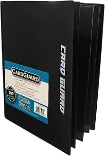 Trading Card Pro-Folio, 9-Pocket Side-Loading Pages, Holds 360 Cards, Black image