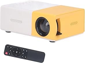 Mini Projector, Portable Mini 24 to 60in 1920x1080 Resolution Large Screen Projector for Home Outdoor Theater Movie 110‑240V (US Plug) image