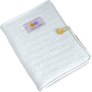 DENGFEN Notebook Notebook,Fabric Handbook,A5 A6 Loose-leaf Book,Grid+Horizontal Line，Rose Pattern，for Work/Travel/College Versatile & Stylish(B,A5) image