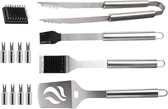 Dr. Camp 13 PCS Grilling Accessories, Grill Set, Grilling Set, Barbecure Utensils, Stainless Steel image